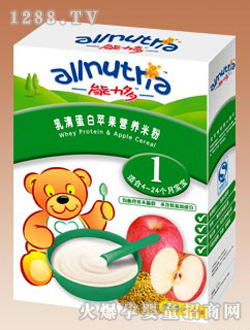 金祥乳清蛋白蘋果營(yíng)養(yǎng)米粉 
