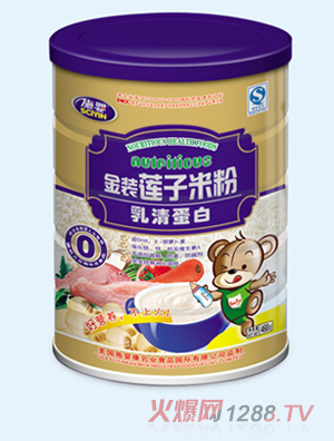 施嬰乳清蛋白金裝蓮子米粉