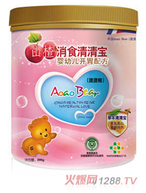 澳澳熊山楂消食清清寶桶裝