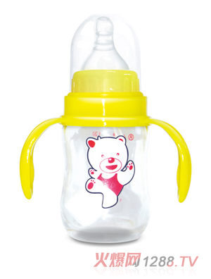 Babykin（貝沁）食品級玻璃奶瓶標口弧形奶瓶20ML