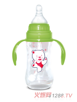 Babykin（貝沁）食品級玻璃奶瓶標口弧形奶瓶160ML