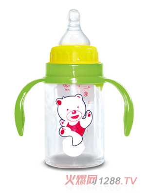 Babykin（貝沁）食品級玻璃奶瓶標口直身奶瓶120ML