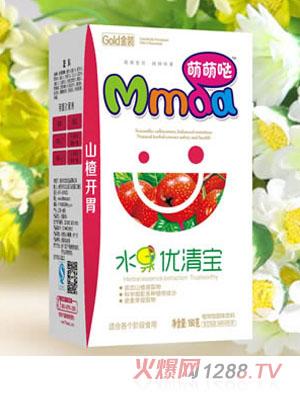 萌萌噠160克盒裝山楂開(kāi)胃優(yōu)清寶