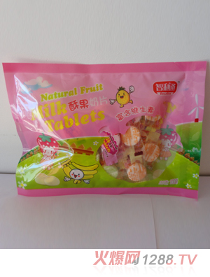 美國(guó)智利通酥香奶片（綜合水果味）