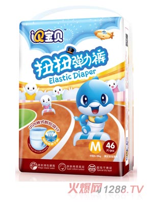 IQ寶貝扭扭彈力褲M(mǎn)46