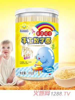 金盾愛嬰手工數字面果蔬綜合