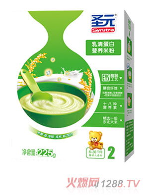圣元乳清蛋白營(yíng)養(yǎng)米粉2段