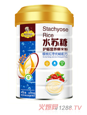 歐貝米拉水蘇糖護(hù)暢營(yíng)養(yǎng)餐米粉核桃紅棗配方聽裝
