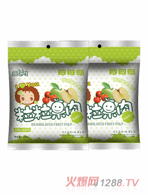 愛幼唯蘋果山楂粒粒果肉袋裝