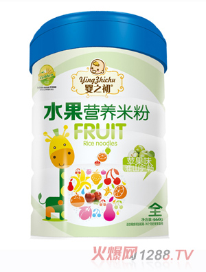 嬰之初水果營養(yǎng)米粉-蘋果味淮山護(hù)暢罐裝