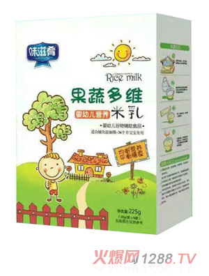 味滋肴果蔬多維營養(yǎng)米乳 盒裝