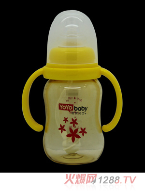 優(yōu)優(yōu)貝比120ml 標口PPSU帶手柄自動吸奶瓶