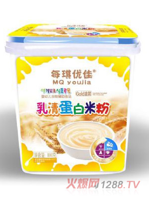 每琪優(yōu)佳樂扣米粉800克-乳清蛋白