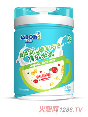 嘉多慧真添加蔬菜有機(jī)米乳-山楂雞內(nèi)金