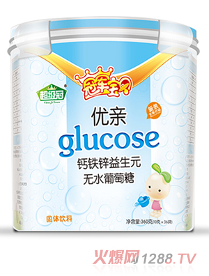 超級(jí)冠優(yōu)親鈣鐵鋅益生元無水葡萄糖(樂扣)