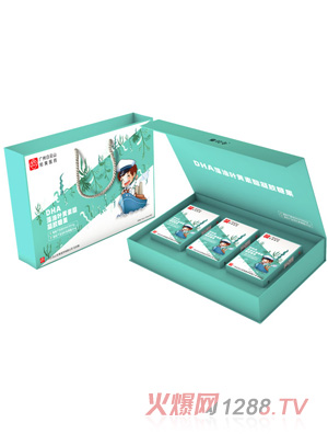 童司令DHA藻油葉黃素酯凝膠糖果禮盒裝