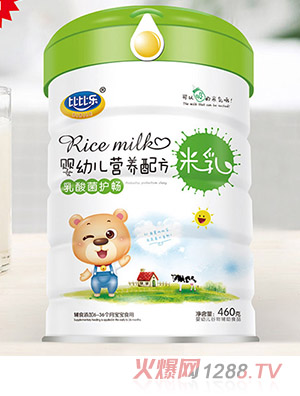 比比樂乳酸菌護(hù)暢營(yíng)養(yǎng)配方米乳 聽裝